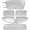 For Ford Ranger 2015-2024 Car Window Sunshade Visors Full Set UV Block Cover 6pcs