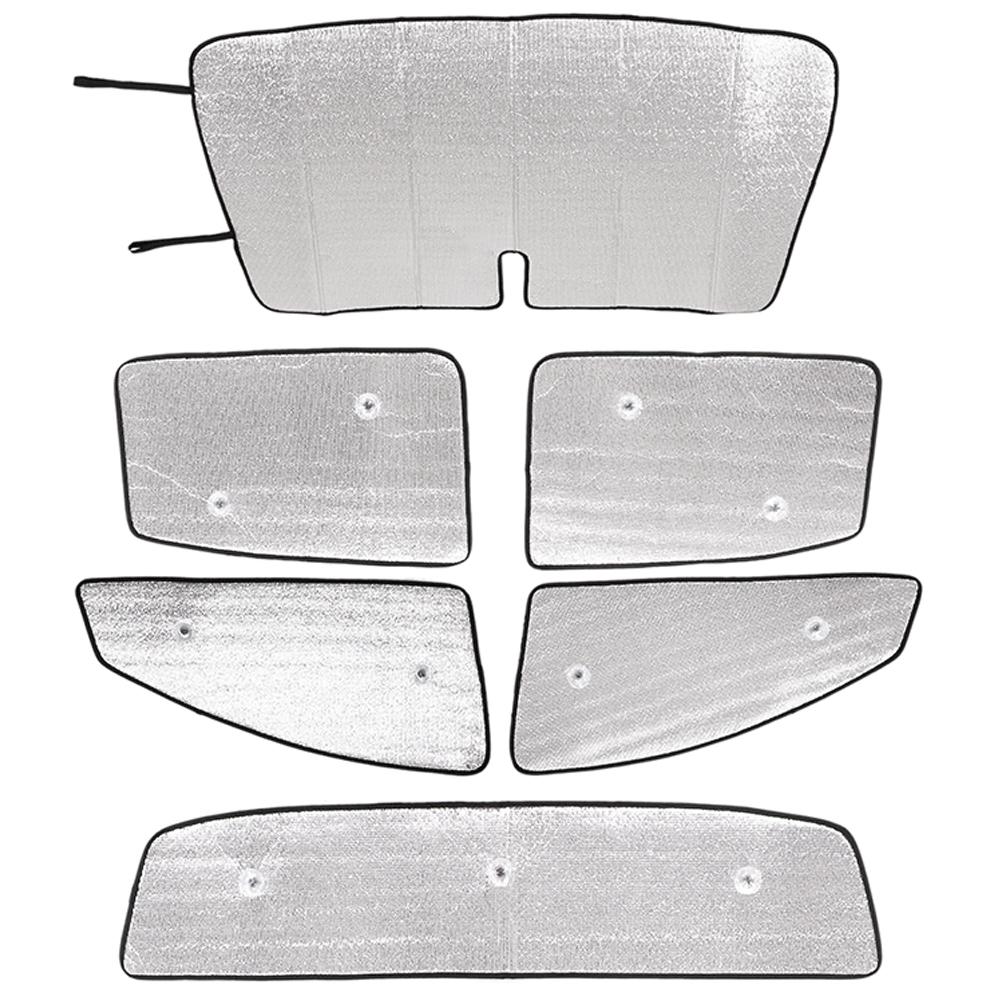 For Ford Ranger 2015-2024 Car Window Sunshade Visors Full Set UV Block Cover 6pcs