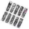 10pcs Full Sleeve Temporary Tattoos Stickers Large Unisex Watrproof Arm Fake Tattoo