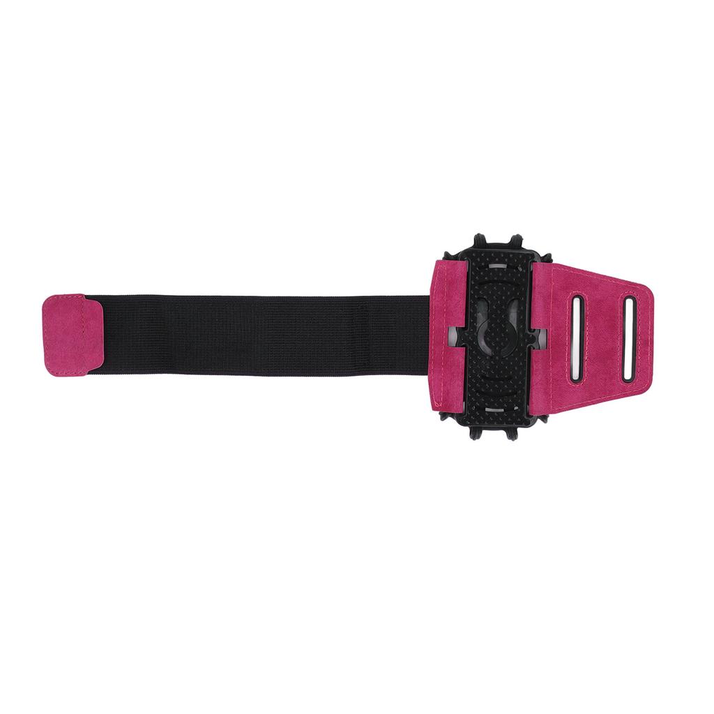 Supporto per Telefono Cellulare per Bracciale da Corsa Rotazione a 360 Gradi Bracciale per Smartphone con Scomparto per Cuffie e Cavo Dati
