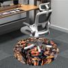 1pc Superheroes Justice Office Round Area Rug, Under Office Chairs Bedroom Living Room Home Decor, Room Deco, Available in Various Sizes