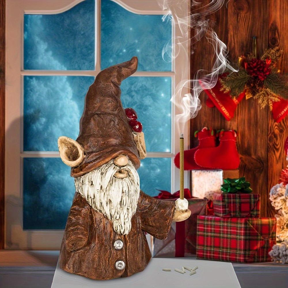 Santa Claus Aromatherapy Ornaments Guard Fairy Incense Burner Home Living Room Study Desk Decorations.