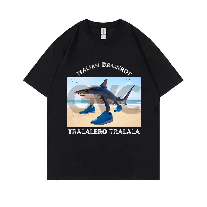 

Italian Brainrot Tung Tung Tung Sahur Tralalero Tralala Boneca Ambalabu Lirili Larila Graphic Tshirt Unisex Casual Humor Tshirt 4XL