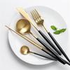 andoo Cutlery Stylish Fork 20 Colors Available Cake Stainless Dessert Chopsticks Dishwasher Kitchen Wedding Housewarming Gift Set, Knife, Spoon, Set,