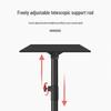 Foldable Portable Tripod Projector Stand with Pan-Tilt Bedside Tray