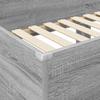 Bunk Bed for Kids Grey Sonoma 75 x 190 cm Particleboard