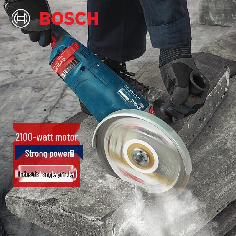 Bosch GWS2200-230 Industrial Angle Grinder CN Plug (adapter Included)