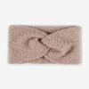 Wide-Brim Teddy Fleece Criss-Cross Headband - Solid Color Plush Yoga & Face Washing Hair Accessory.