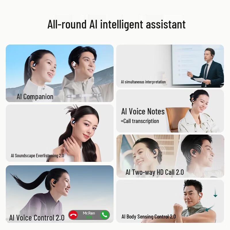 Cleer ARC5 Pro AI Translation Open-Ear Sport Earbuds