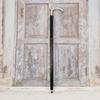 Walking Stick Dark and Silver Elegant and Solid Cane Gift for Grandfather ,Father Amazing Gift Idea