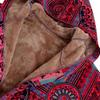 Long Printed Hoodie Warm Women's Coat Fashion Outerwear Retro National Style Slim Temperament Large Size