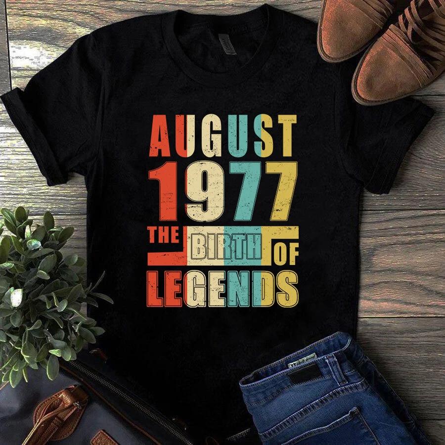 Men s and Women s T-shirts August 1977 The Birth S