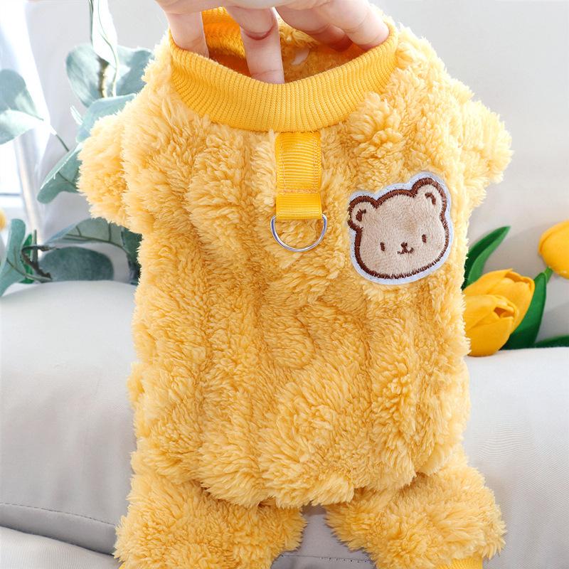 Winter Four-Legged Dog Clothes for Small Breeds: Bichon, Teddy, Pomeranian, Schnauzer