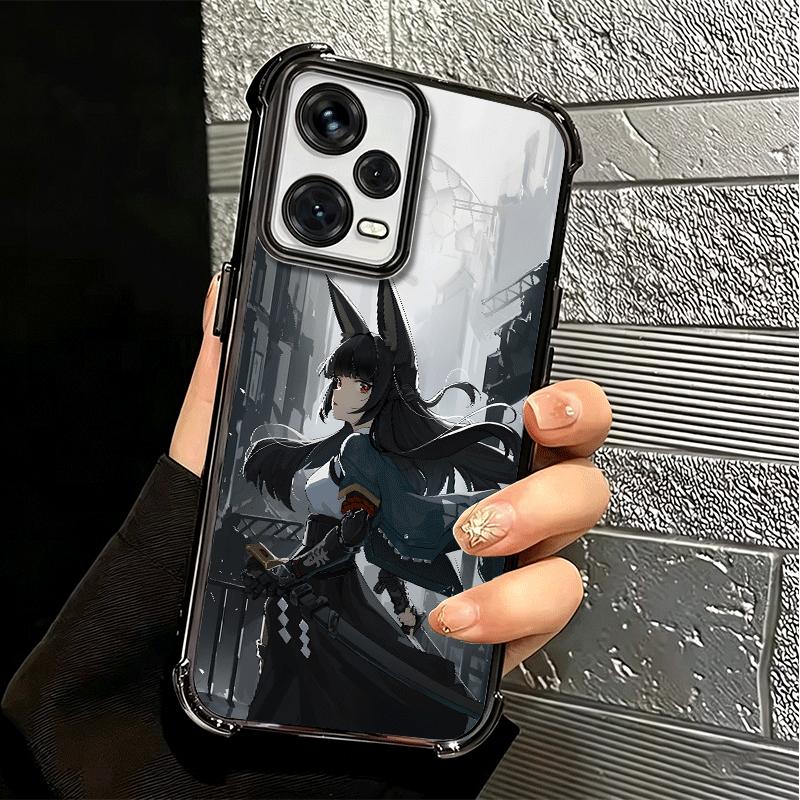 Zenless Zone Zero Hoshimi Miyabi Soft Phone Case For Xiaomi Redmi Note 14 15 Pro Plus 13 12 11S 11T 5G 10 9S 9 Plating Anti-Fall
