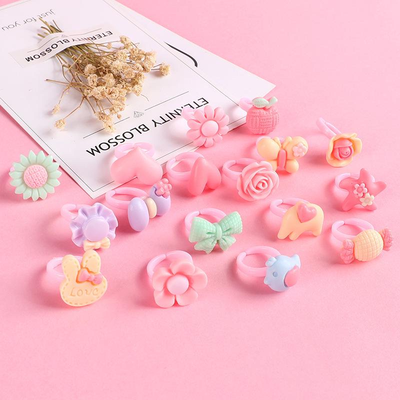 Koreanischer Stil Cartoon Kinder Harzringe - Kinderschmuck und Geschenke