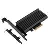 Silver Stone M.2 NVMe SSD NGFF M-Key To PCIe X4 ARGB Adapter Card (with Cooling Pad) SST-ECM24-ARGB