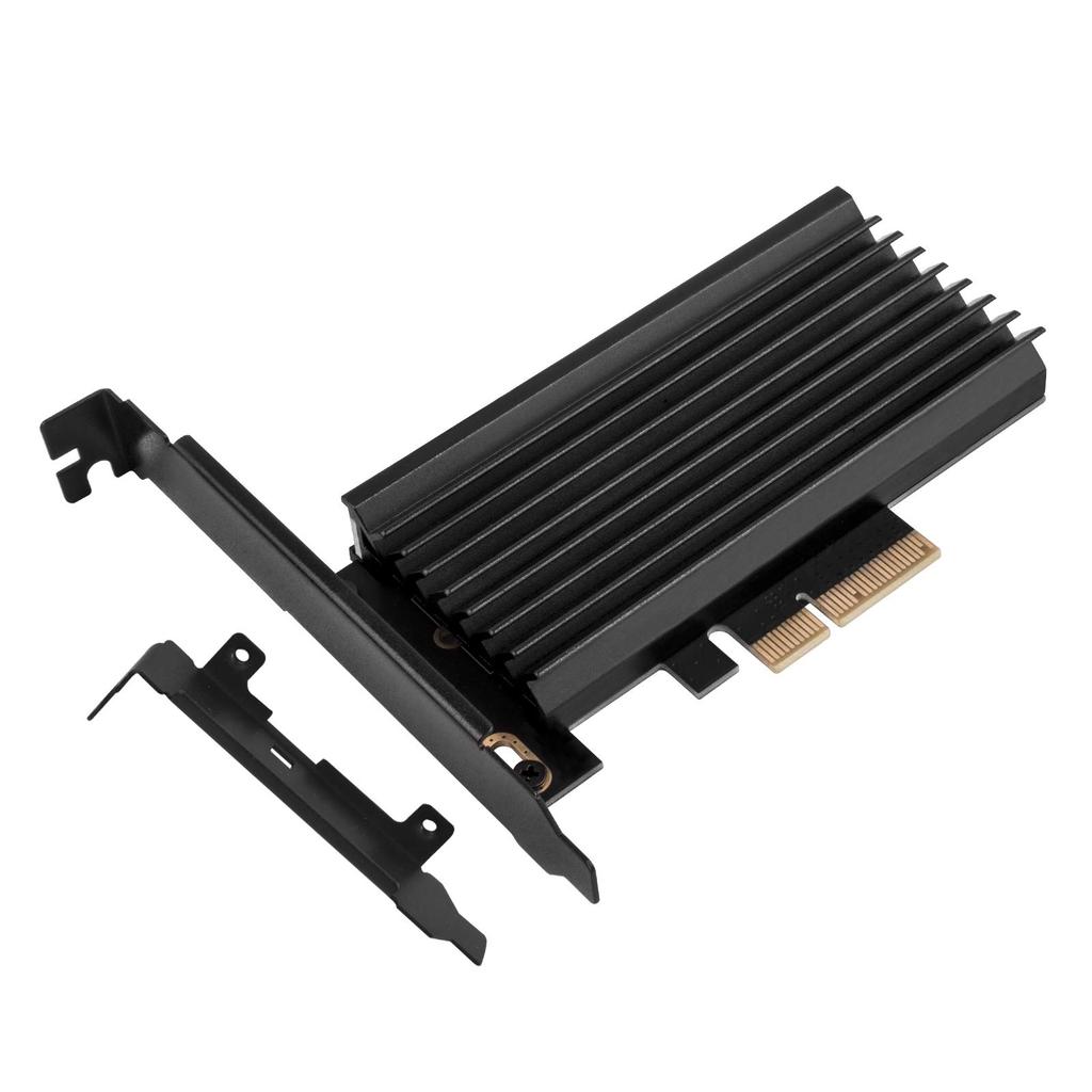 Silver Stone M.2 NVMe SSD NGFF M-Key To PCIe X4 ARGB Adapter Card (with Cooling Pad) SST-ECM24-ARGB