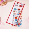 Square Epoxy Hello Kitty Moe Move Stickers - Crystal Decor Decals Toys for Boys Girls Kids Gift Presents