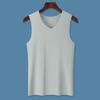 Men'S Pure Cotton Vest Seamless Sports Cotton Underwear Wide-Shoulder Spring/Summer Base Layer Tank Top For Men