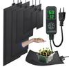 110-5w Indoor Reptile Pet Plant PVC Temperature Heating Pad LCD Display Thermostat Controller Custom Timing Mode IPX7 Waterproof