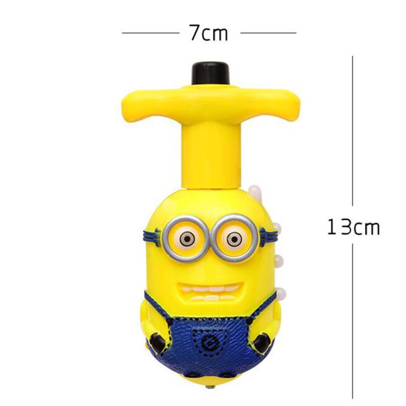 Mehrfarbiges Spinning-Gyro-Spielzeug, Cartoon-elektrische Musik, blinkendes Licht-Gyro für Kinder