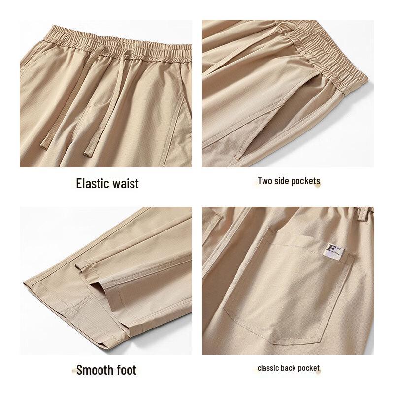 EASTERN CAMEL Men's Functional Straight Cargo Pants