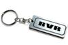 RVR Double Ring Acrylic Original Keychain Custom Parts A-559-2 Silver/Black (Early/Late Model)