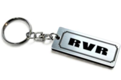 RVR Double Ring Acrylic Original Keychain Custom Parts A-559-2 Silver/Black (Early/Late Model)