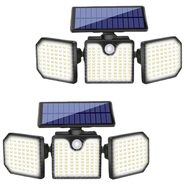 230LED Solar Outdoor Wall Light with Motion Sensor