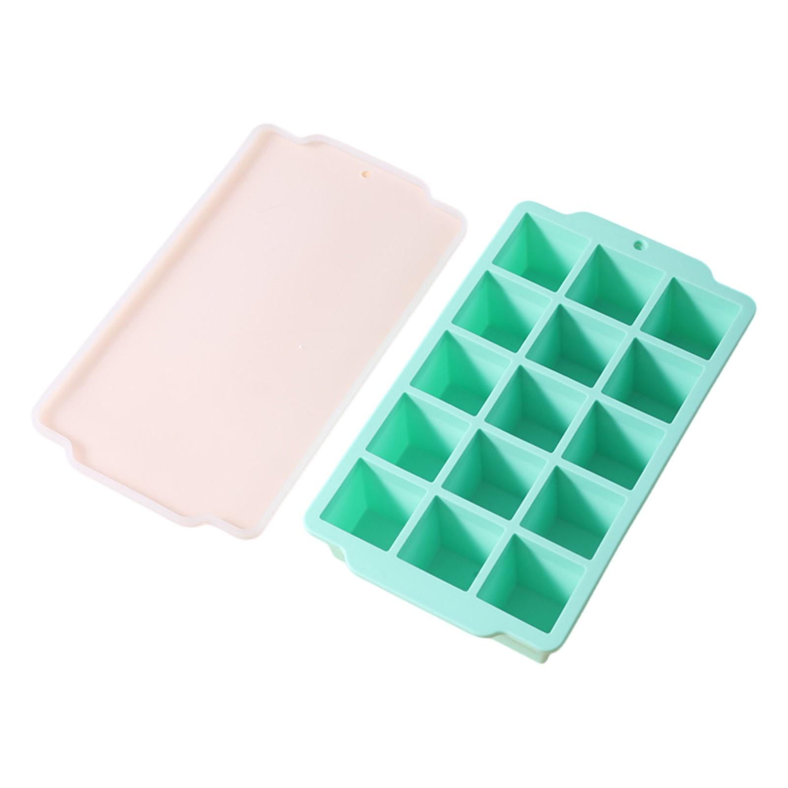 

Pack Of 2 Trays & Trays, 30 Compartment Silicone Tray, Non-BPA Tray, Tray For Cocktails, Smoothies &Baby Porridge One Size зелений