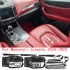 For Maserati Levante 2016- Car-Styling 3D/5D Carbon Fiber Car Interior Center Console Color Molding Sticker Decals Parts