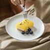 Premium Bone Saucer Pure White Ceramic Saucer Tableware Round Vegetable Saucer Home Restaurant Dessert Saucer Cold Dish