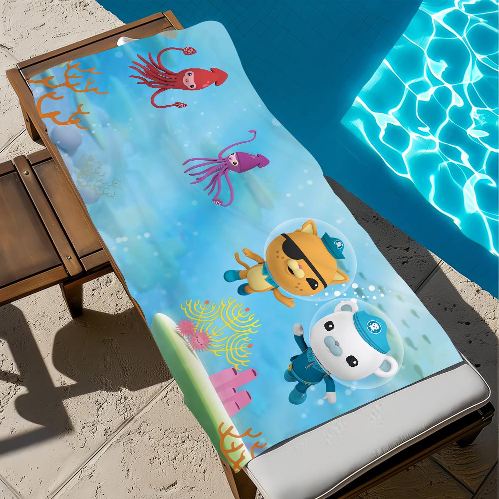 Cartoon The O-Octonauts Cool Towel Soft Pool Gift For Travel Gym Shower Camping Quick Dry Sports Large Beach Towel