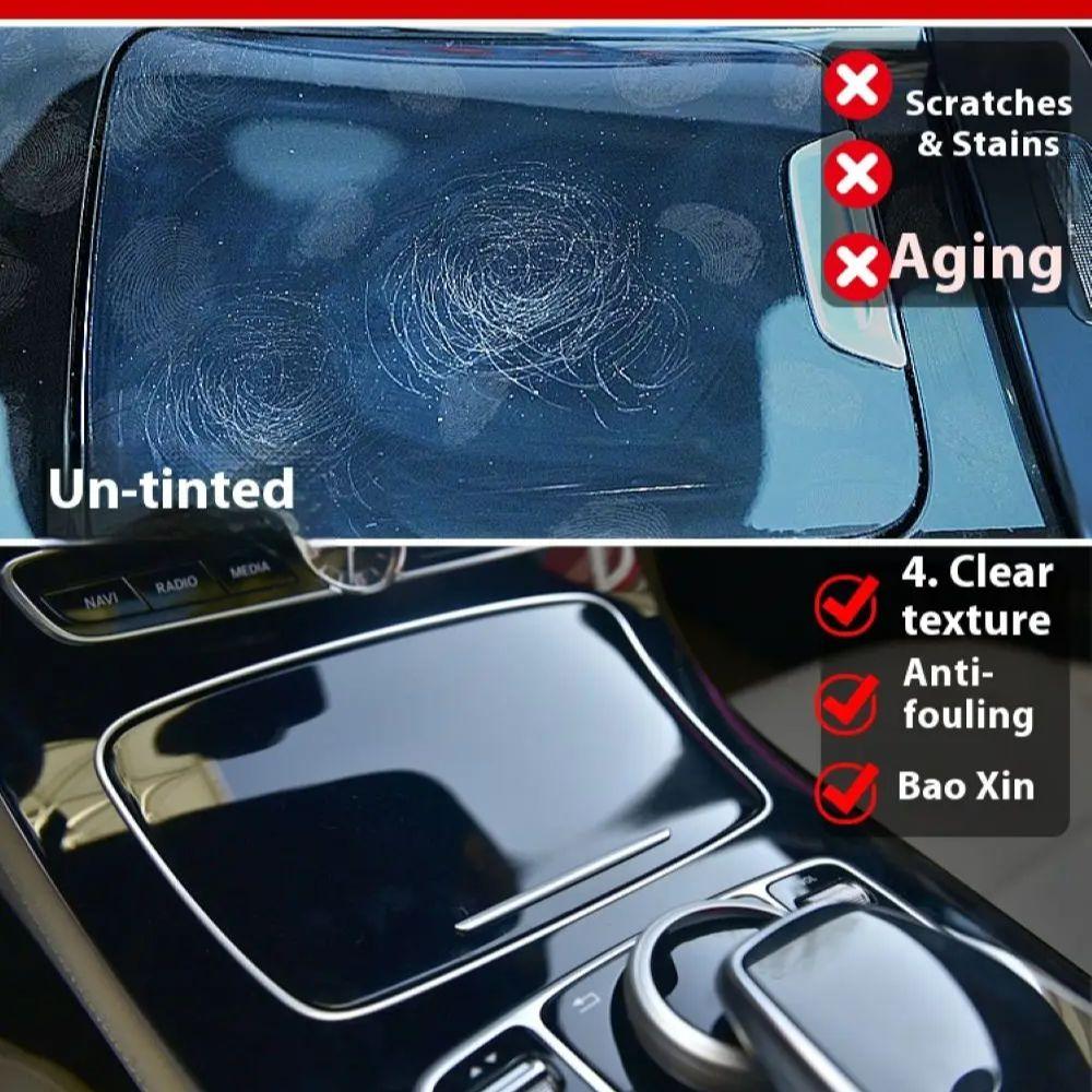 Für BYD Song Plus / DM-i / EV Innenraum-Schutzfolien-Kit, Mittelkonsole Armaturenbrett Touchscreen Kratzfest Aufkleber Abdeckung