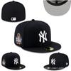 Baseball Cap New Letter Embroidery Fully Enclosed Cap New York Yankees Cap Non-Adjustable Size Hat
