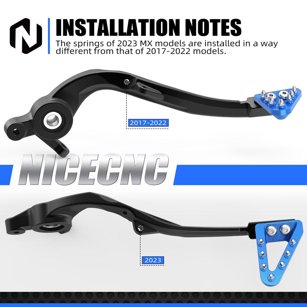 2024-2025 For Husqvarna TE 300 TE 250 For KTM EXC 300EXC 250 XCW 300 GasGas EC 300 EC 250 Forged Shift Lever Brake Pedal Lever
