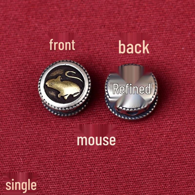 Durable Zodiac Buddha Mantra Bracelet - Double-Sided Pattern for Men & Women