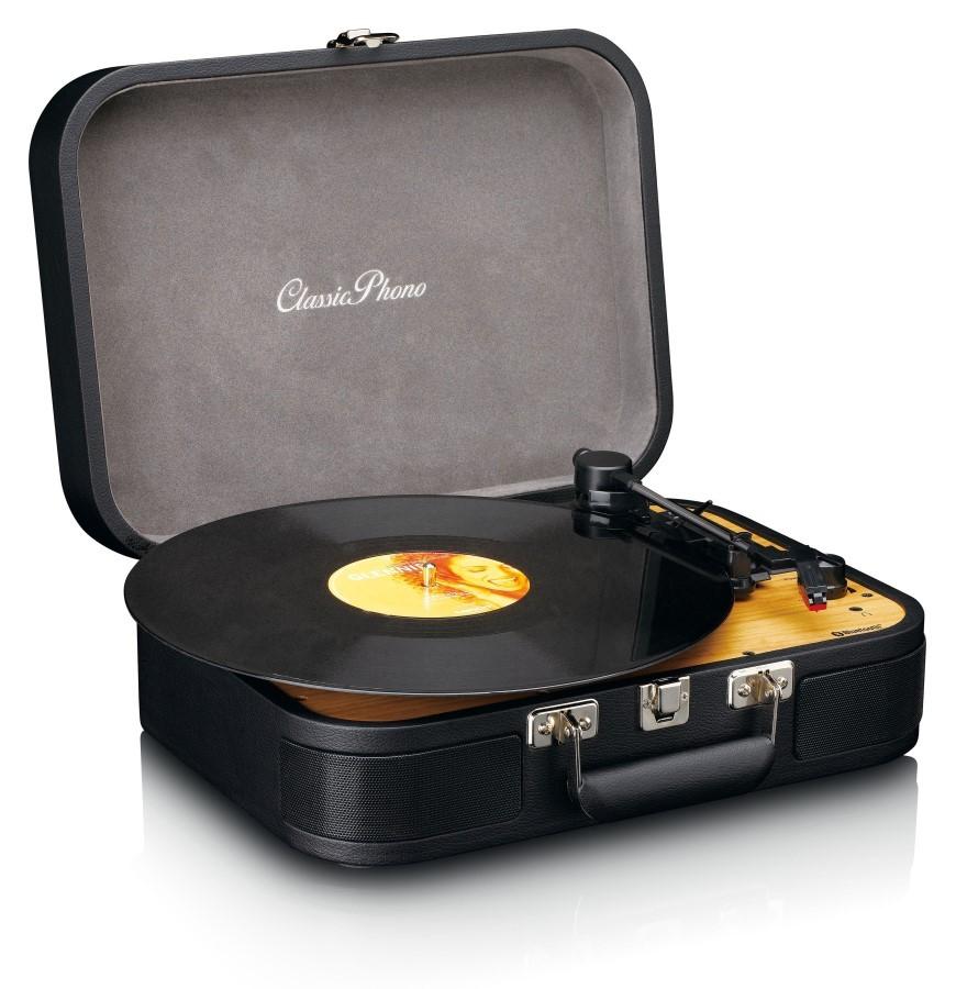Lenco TT-116BK - gramofon z wbudowanymi głośnikami i Bluetooth, Lenco