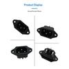 IEC C14 3 Pin Screw Mount Male Power Socket Universal Compatible 10A 250V for Home Electronic DIY Projects