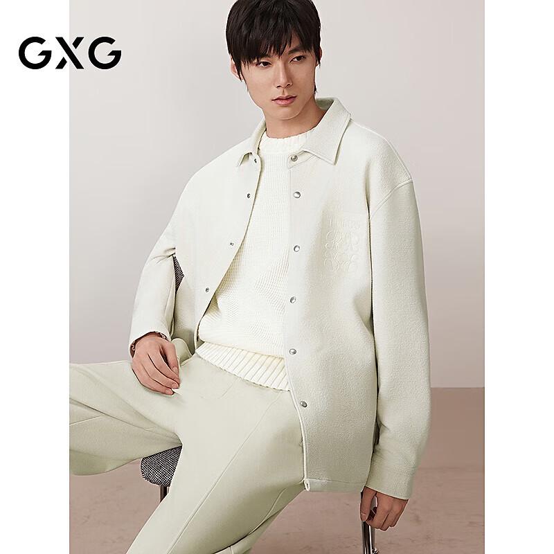 GXG Men s Textured Embroidered Pocket Casual Shirt S