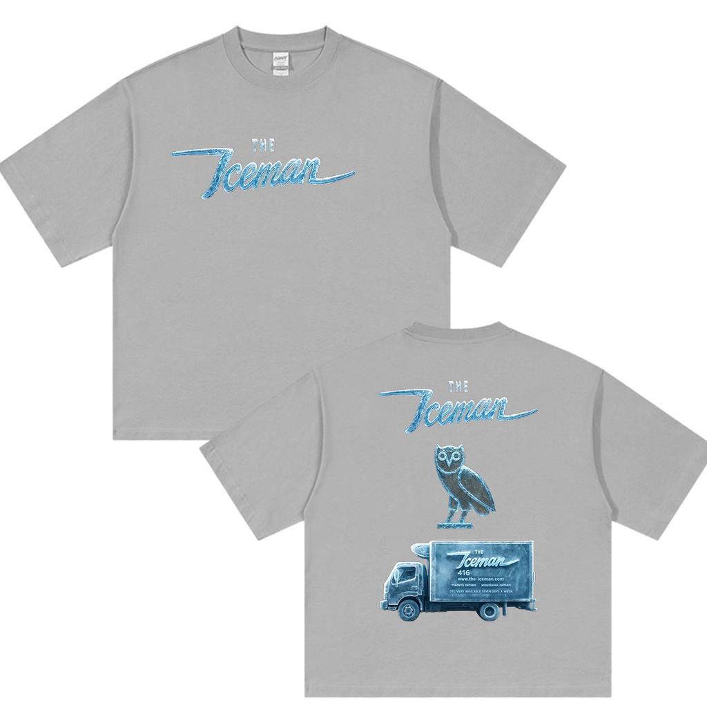 Drake Iceman Album Merch Magliette Uomo Donna Moda Harajuku Abbigliamento Y2K T-shirt Vintage Cotone Oversize Maglietta