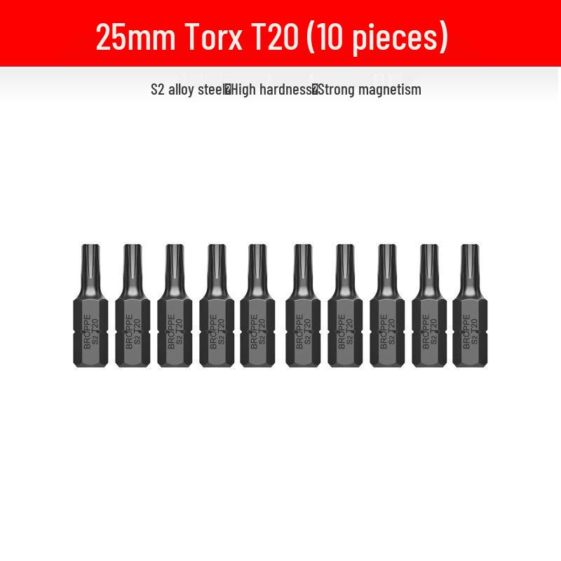 Compact Electric Screwdriver Bit Set: Phillips, Slotted, Torx, Hex, Strong Magnetic Power Drill, S2 Magnetic Bits.