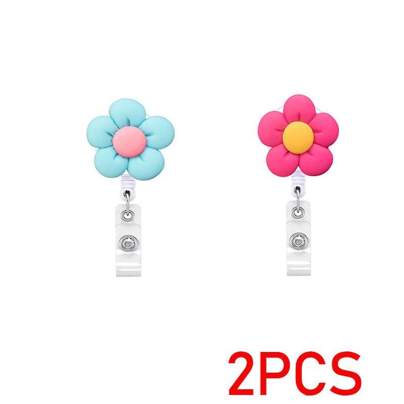 Badge Reel Badge Roulette Holder Retractable Id Pendant Id Holder Retractable Portagafetes Medical Badge HZ02