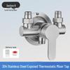 304 Stainless Steel Shower Mixer Tap for Hot and Cold Solar Water Heaters