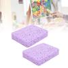 2Pcs Painting Sponge Rectangle Absorbent Sponge Set with Storage Box for Crafting Clning