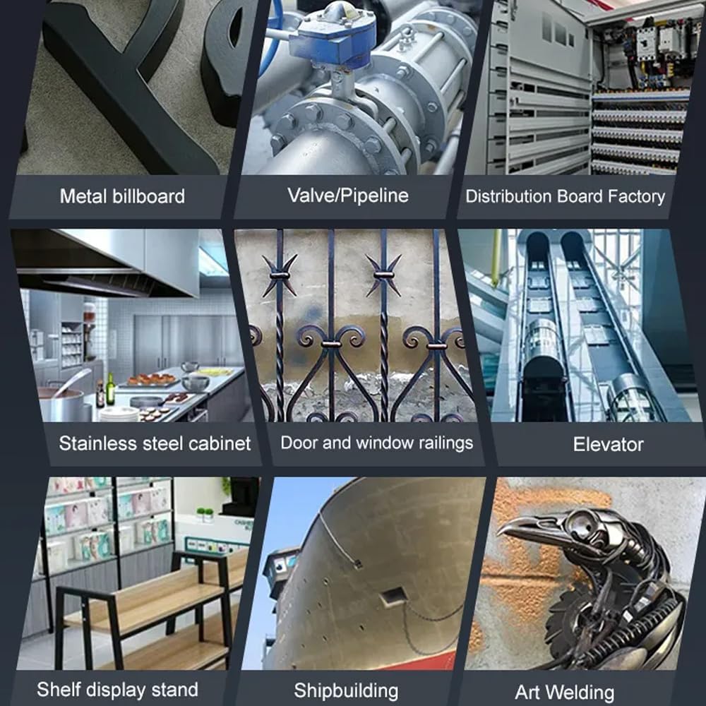 Ayyecoeeye Welder, Welding Gun Internally Heated Industrial Laser Welding Tools, 3-in-1 Rust Renmval, Cutting, Welding for Complex Metal Fabrication