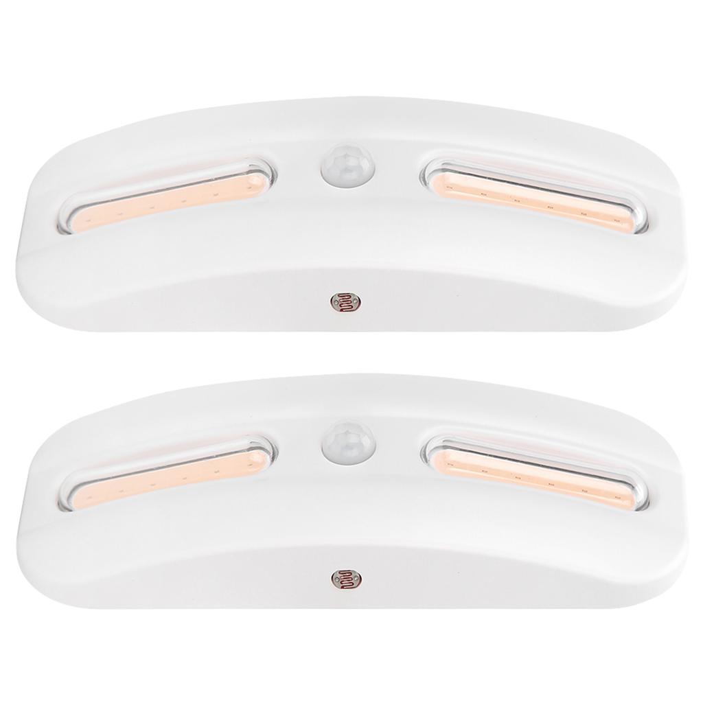 Household 2COB USB Night Light Human Body Induction Lamp for Wardrobe Cabinet Corridor(Purple