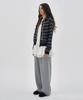 Partimento Woman Contrast Button-Up Layered Dress Top_Off White