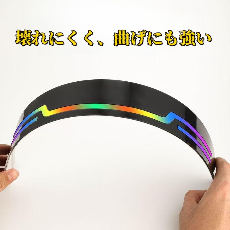 Mugen Car Door Sill Car Door Side Scuff Compatible with Mugen Road Car Door Set for Front and Rear Door Guard Scratch Scratch Dirt Protective Easy