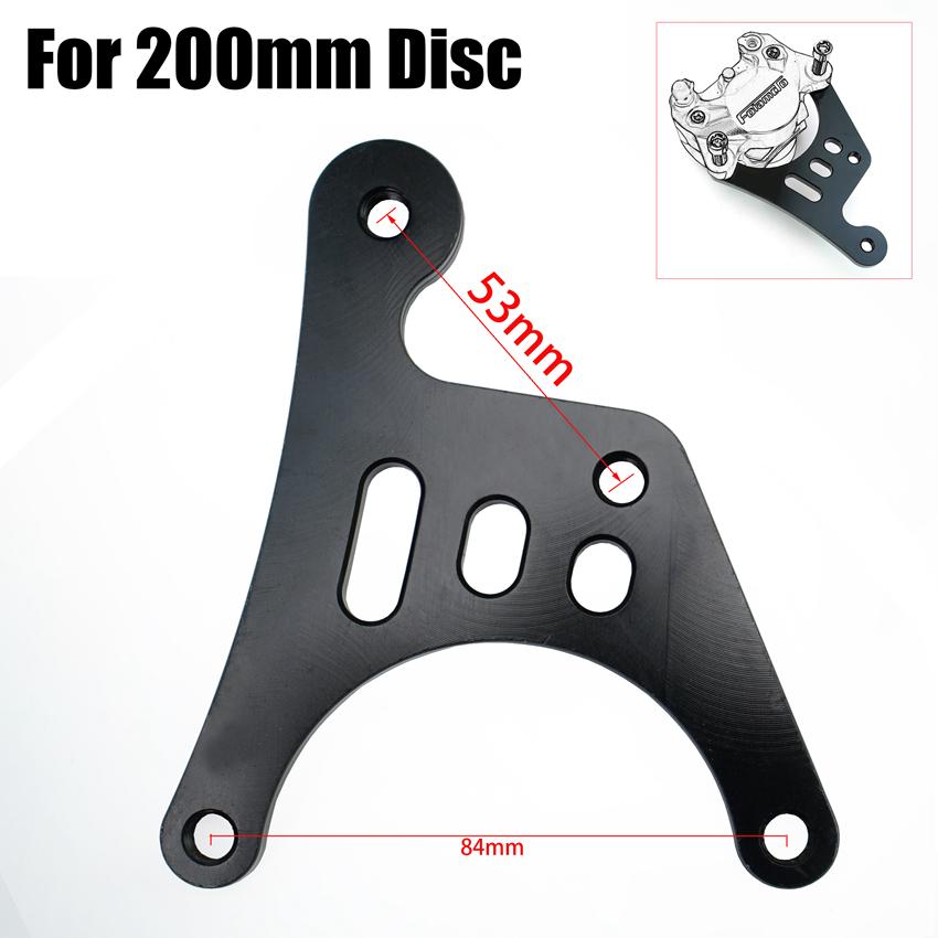 Brzdový třmen pro elektrokolo jedna sada Píst 84 mm Montáž Přední Zadní kolo Držák pro 180 200 220mm Brzdový kotouč pro Honda Yamaha Kawasaki